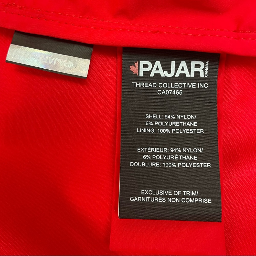 PAJAR M Women's Red Hooded Jacket - Picture 5 of 7